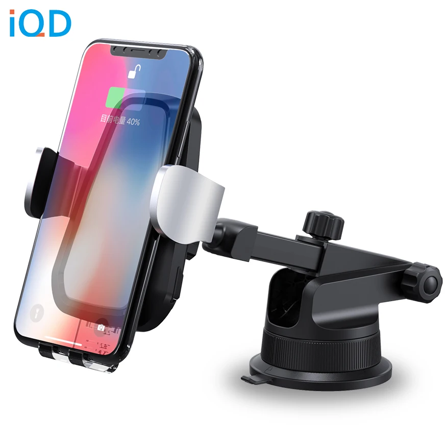 Автомобильное беспроводное зарядное устройство IQD для iPhone XS Series смартфонов