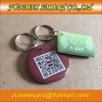 

Epoxy Card /Epoxy key tags NFC logo printed 13.56mhz rfid tag keyfobs RFID 1K card (Compatible with s50)