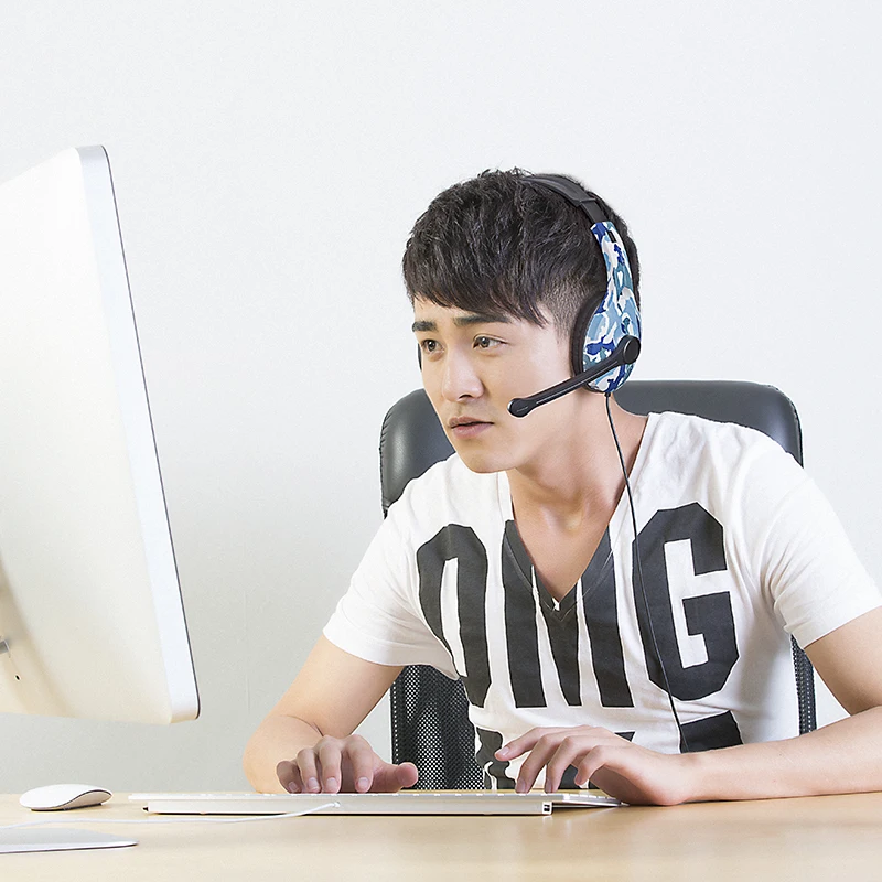 EDIFIER K800 Over Ear Headphones Гибкая Удобная игры гарнитура Шум с шумоподавлением