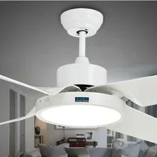 110/220 В 42 дюймов вентилятор свет электрический вентилятор 24 Вт светодиодный источник акриловые вентилятор оставьте преобразования частоты двигатель постоянного тока энергосбережения Mute