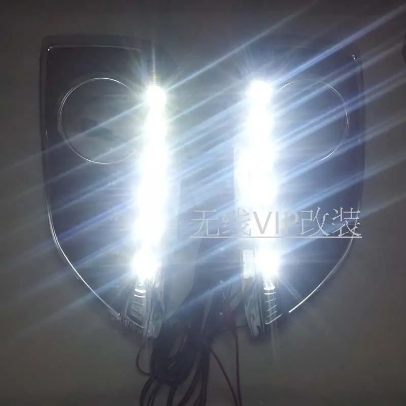 

Osmrk led drl daytime running light for Hyundai IX35 2010, 2011, 2012, super bright, top quality, with white light turn signal