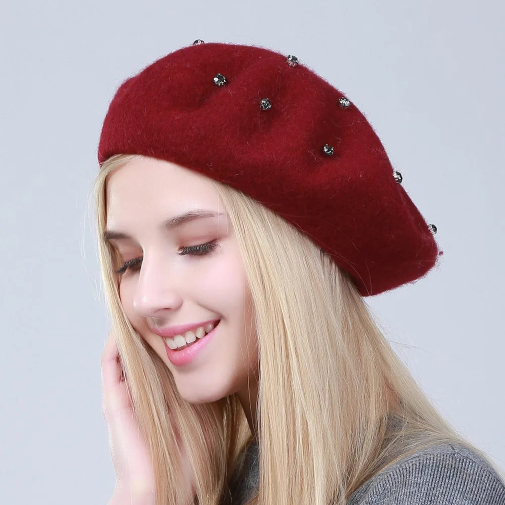 thumbnail image 2 of Women Bling Sequins Glitter Classic French Beret Tanzania 2 of 13