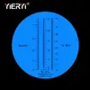 yieryi 3 in 1 Hand Held Grape & Alcohol Wine Refractometer (Brix, Baume and W25V/V Scales) with black bag ► Photo 2/6