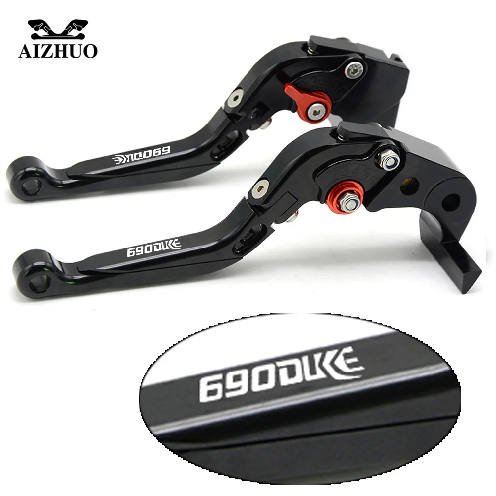 Motorcycle Brake Clutch Levers Moto Folding Extendable Brake Lever For ktm 690 duke 690DUKE 2008-2011 690 SMC 690 SMCR 2014-2016