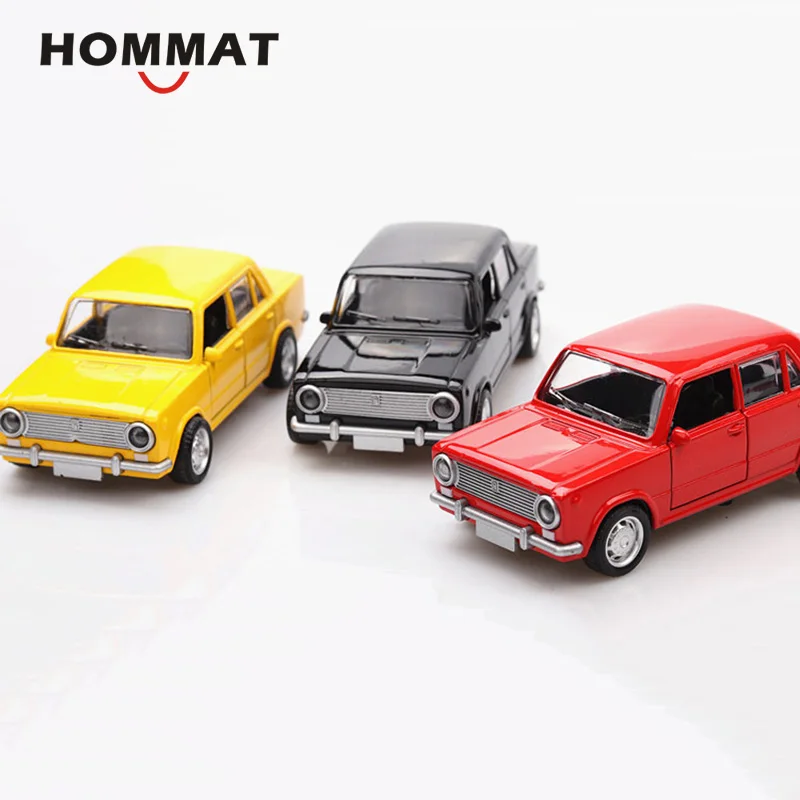 HOMMAT 1/36 масштаб винтажная модель автомобиля Лада VAZ 2101 литая 1:36 игрушка машины