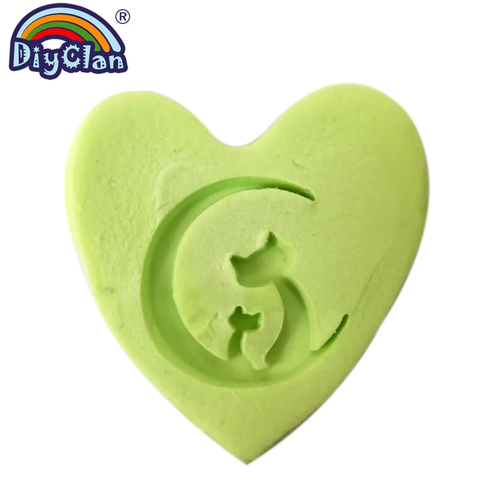 

Moon Cat Handmade Soap Stamp Animal Natural Organic Stamps Transparent Soap Making Mold Acrylic Chapters Custom 3Z0301XM