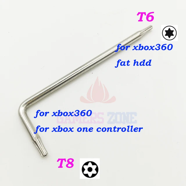 Cheap 2 in 1 T8 T6 Torx Screwdriver  Screwdriver T8 Security Screwdriver for XBOX 360 XBOX ONE Controller HDD  
