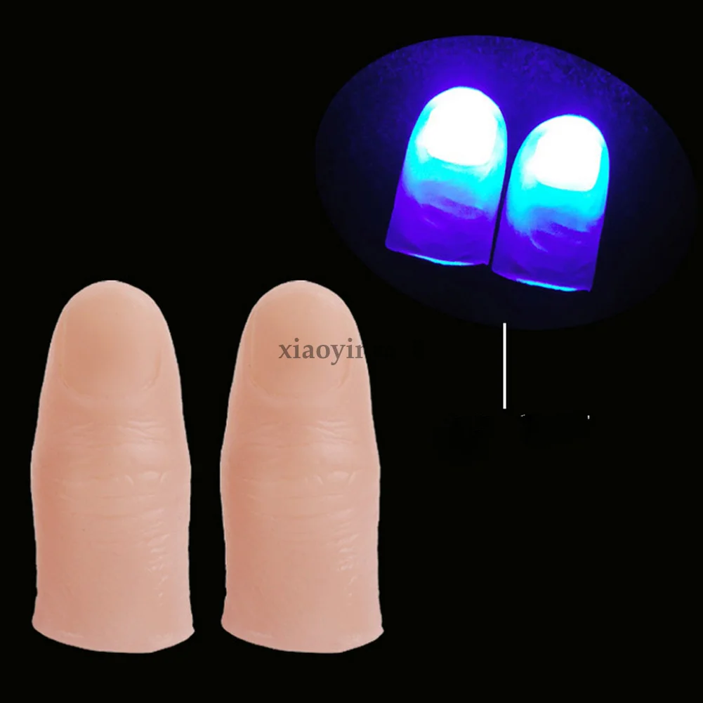 2Pcs D'light Magic Thumb Light Toys Children Luminous