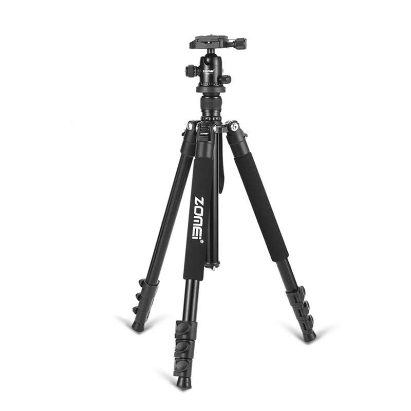 

Zomei Professional Tripod Aluminum Flexible Portable Camera Tripod Stand Tripe with Ball Head for DSLR camera Smartphones Q555