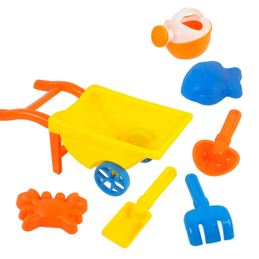 

Beach Sand Large Cart Toy Set with Mesh Bag Outdoor Toys For Children for Kids - Random Delivery