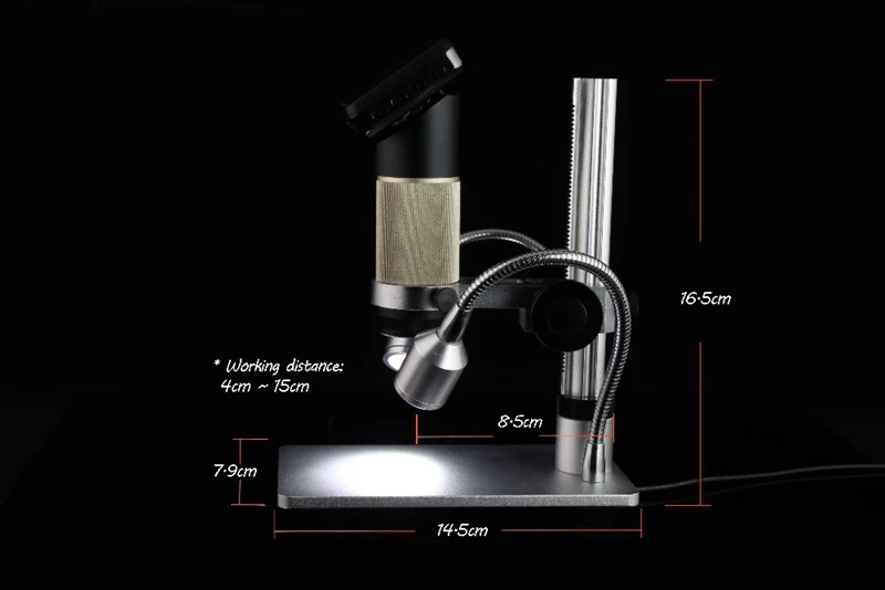 HDMI микроскоп vga длинные расстояние до объекта цифровой USB микроскоп для мобильного телефона ремонт пайка ПХД инструмент с свет ресурс