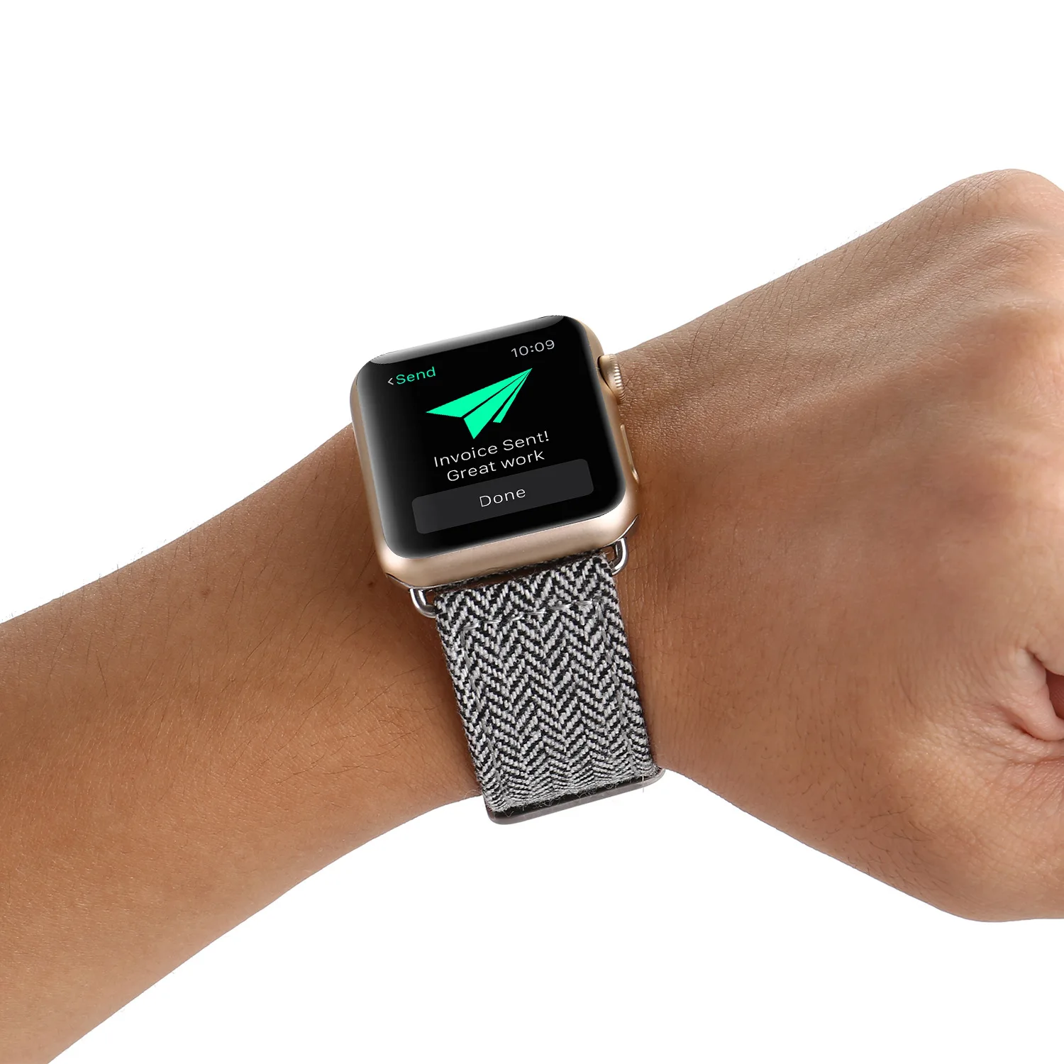 Ремешок тканевый для Apple Watch Band 38 мм 40 42 44 кожаный браслет iWatch Series 1 2 3 4 5|straps for iwatch|for