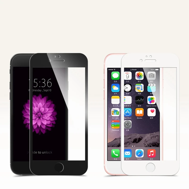 3D защитный чехол из закаленного стекла для iphone 6 6s 7 Plus Ультратонкий стеклянный