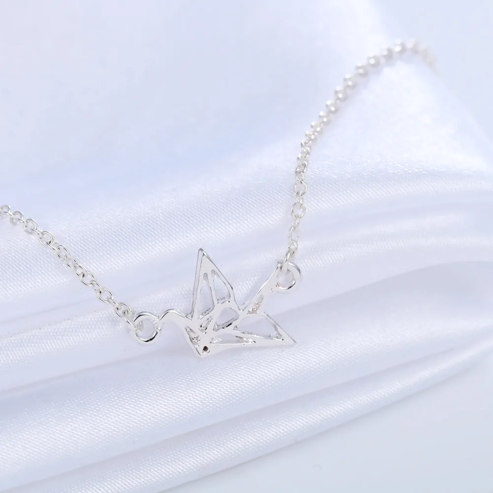 Cxwind женский Журавлик оригами браслеты и браслеты модный браслет с подвеской в виде птицы геометрический животный браслет ювелирные изделия