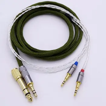 

1.2 Meter Hi-End 4 Cores 5N OCC Silver Plated HiFi Cable Headphone Upgrade Cable For Oppo PM-1 PM-2