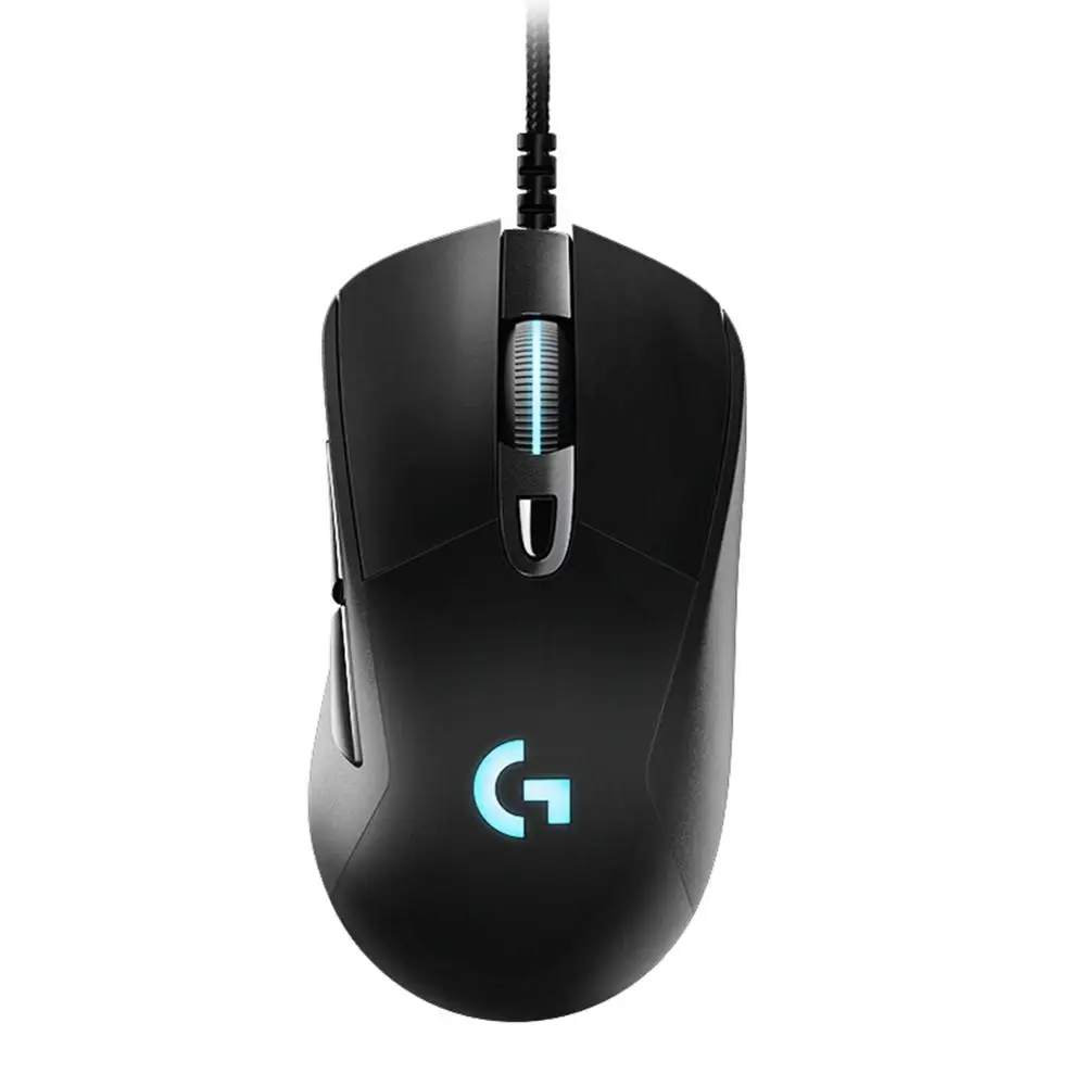 Эргономичная игровая мышь logitech mouse G102/G403 с программируемыми механическими кнопками, проводная мышь для ПК и ноутбука - Цвет: G403