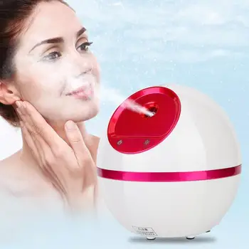 

350ml Adjustable Hot Cold Warm Mist Nozzles Nano Ionic Facial Steamer EU Plug 220V a