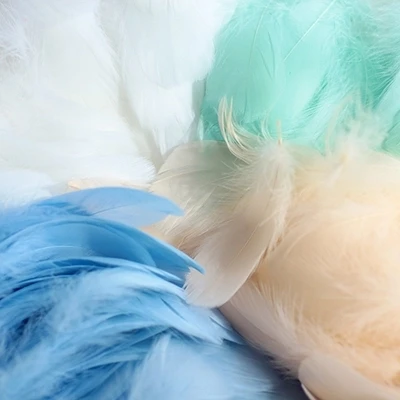 

100pcs/lot Natural Feathers Wedding Invitation card & Dining Table Decoration Home Light Decoration Event Party Supplies