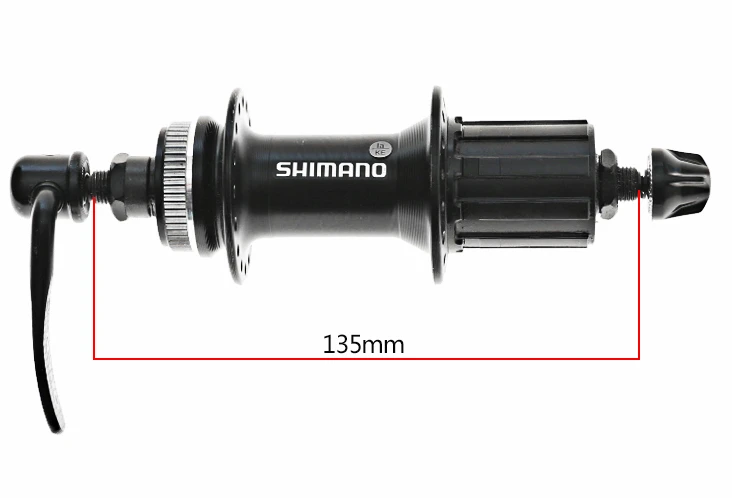 Shimano RM35 концентратор центральный дисковый тормоз 32h с быстроразъемным черным