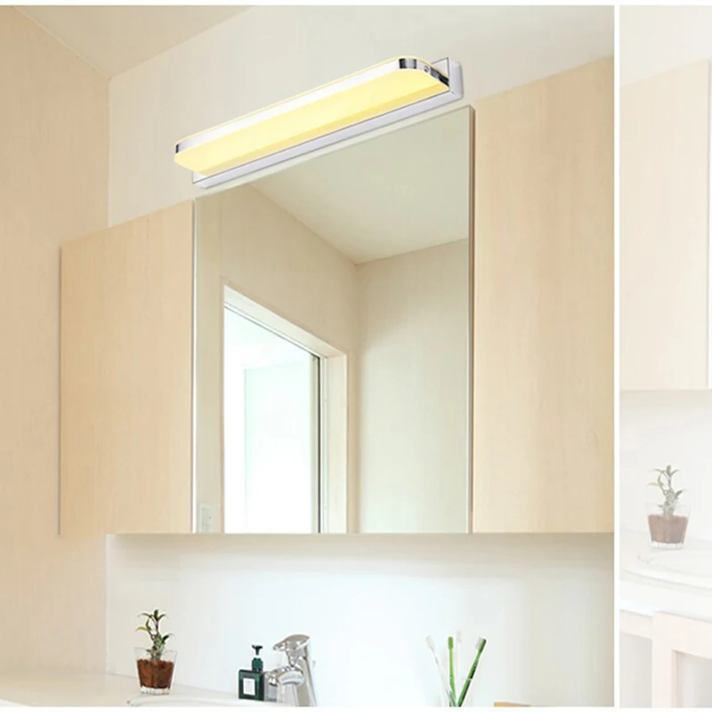 LED الحمام مصابيح أنحاء مرآة ضوء الفولاذ المقاوم للصدأ الحديث الشمعدان جدار أضواء تركيبات النهار حمام ماكياج الغرور الإضاءة LED الحمام مصابيح أنحاء مرآة ضوء الفولاذ المقاوم للصدأ الحديث الشمعدان جدار أضواء تركيبات النهار حمام ماكياج الغرور الإضاءة