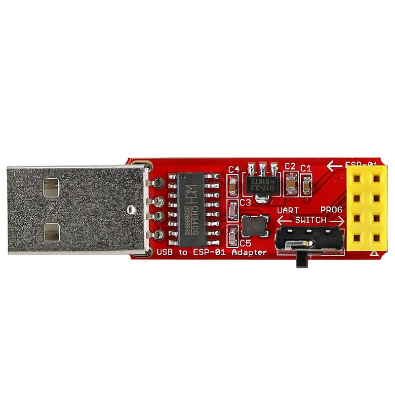 BAAQII USB к ESP8266 ESP-01 последовательный Wi-Fi адаптер модуль CH340G драйвер AA3470X50 |