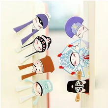 3 шт. креативные канцелярские принадлежности классический китайский стиль элементы Пекинская опера просмотра драмы мини-закладки милые Facebook