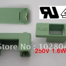 Держатель предохранителя 6.3A 250 В для 5x20 зеленый 1000 шт. в партии PTF-7 DIP