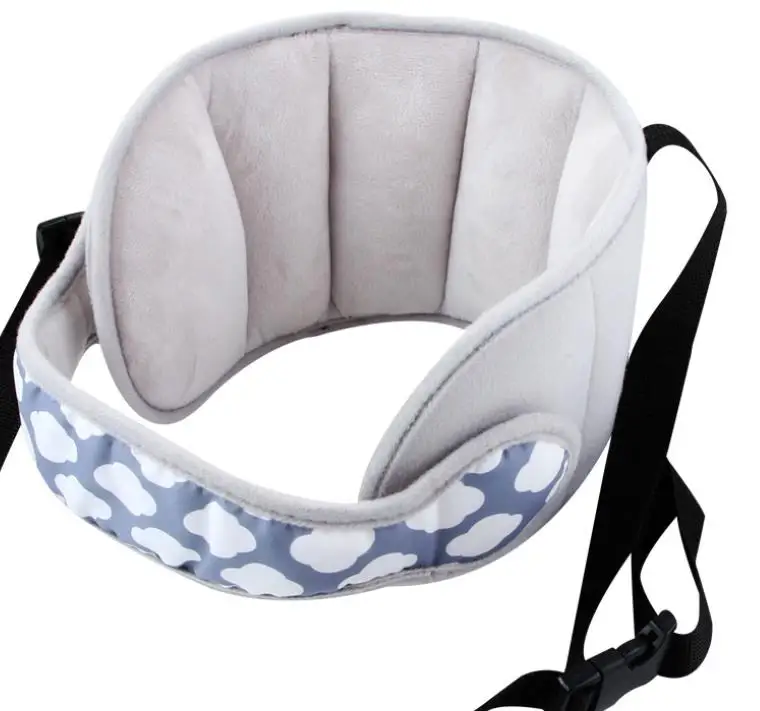 Детское безопасное детское сидение для сна и сна, защитный ремень для поддержки головы ребенка - Color: Grey