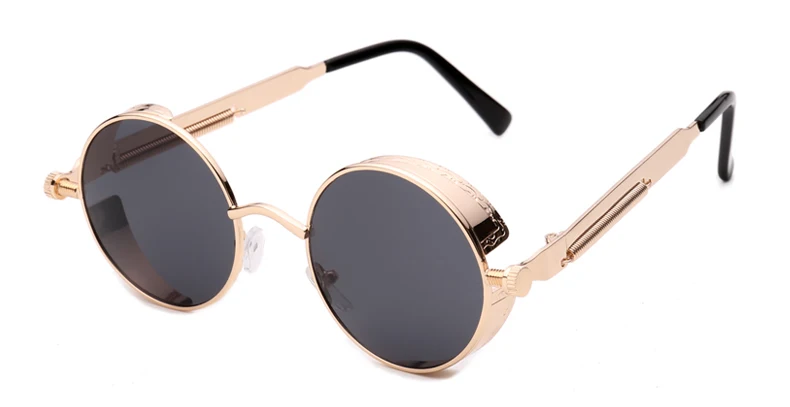 TESIA, солнцезащитные очки для женщин, стимпанк, зеркальное покрытие, для женщин и мужчин, солнцезащитные очки Gogle, металлическая оправа, солнцезащитные очки для женщин T110