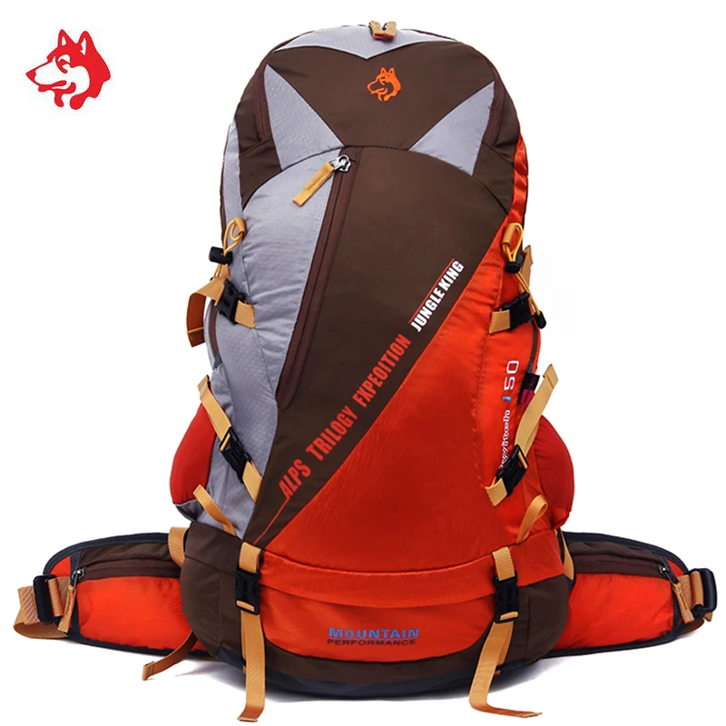 

Famous Brand 50L Backpack Outdoor Sport Hiking Camping Bag Multifunction Big Capacity Nylon Hunting Travle Backpacks Rucksacks