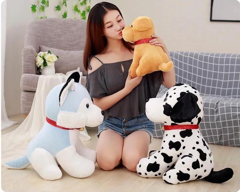 Dorimytrader Pop Lovely Soft Animal Dog Plush Doll Big Stuffed Cartoon Husky Toy Pillow for Kids Gift Decoration 20inch 50cm DY50041 (9)