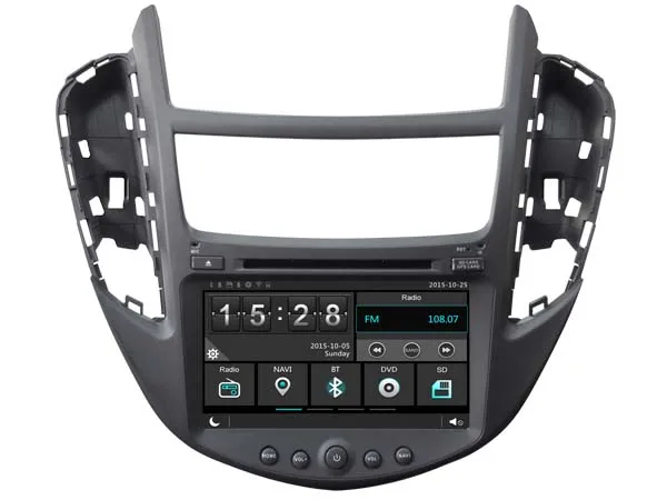  FOR CHEVROLET TRAX 2015 CAR DVD Player car stereo car audio head unit Capacitive Touch Screen SWC DVR car multimedia 