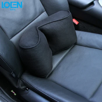 

LOEN Car Support Memory Foam Office chair lumbar Back for cruze corolla golf 6 focus 3 e46 W210 lancer mondeo all car