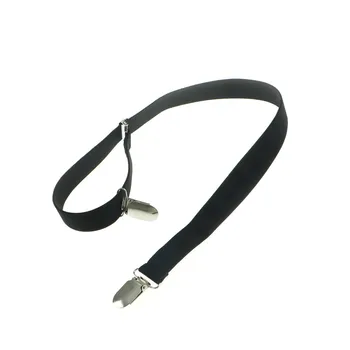 

Elastic Uniform Business Style Suspender Shirt Garters Men Wear 1pcs Mens Shirt Stays Holder Military Straight Stirrup Suspender