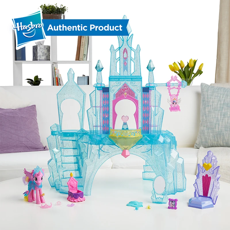 Hasbro My Little Pony Исследуйте эквестрию кристалл имперский замок ПВХ фигурка Коллекционная модель куклы Рождественский подарок