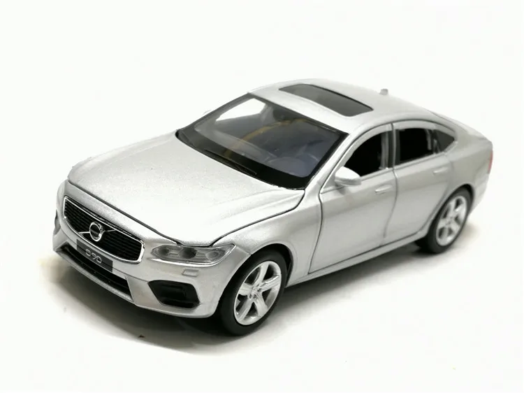 1/32 Volvo S90 T5 литая под давлением Модель автомобиля игрушки с светильник для детей Коллекция подарков для мальчиков