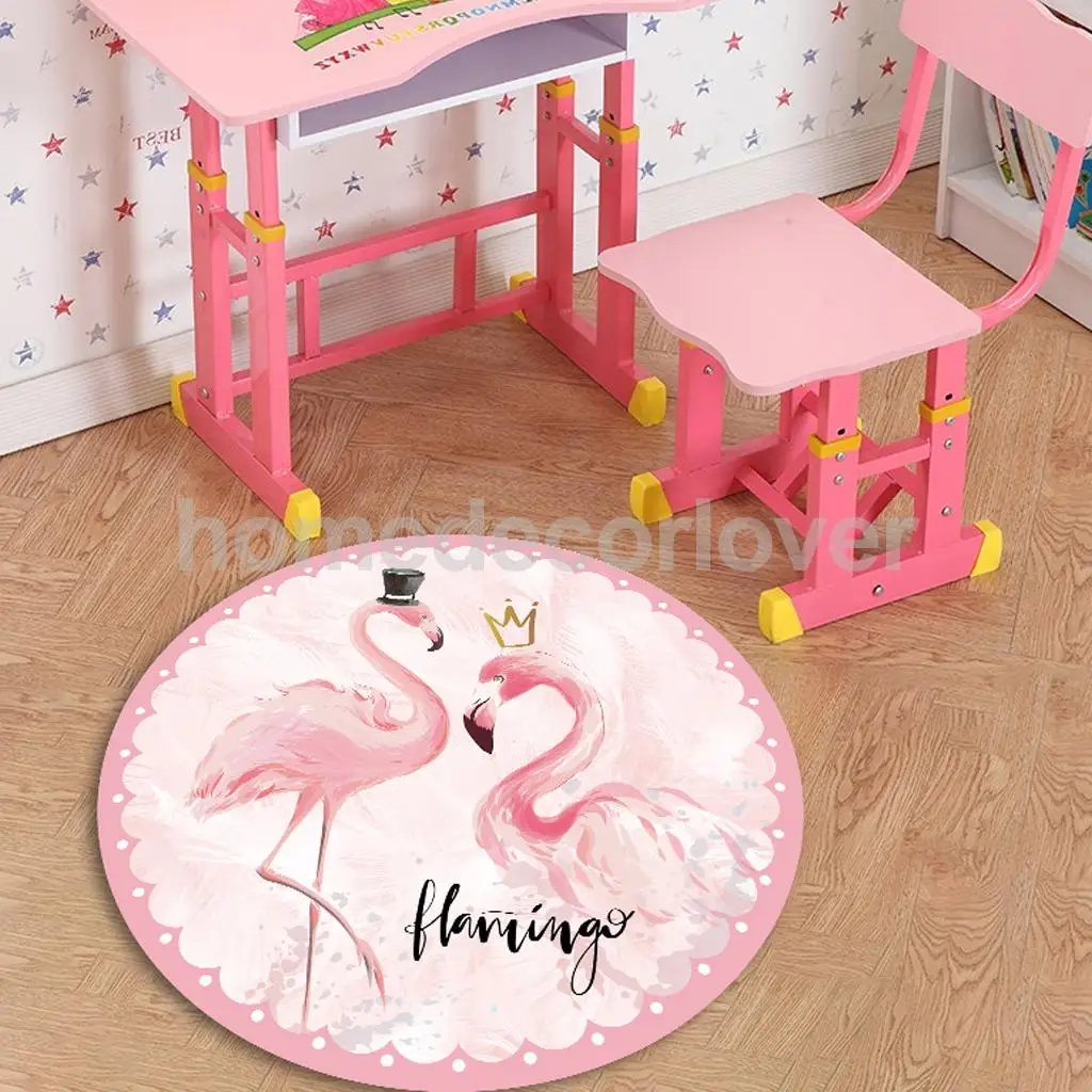 60cm Round 3D Desktop Table Top Countertop Furniture Protection Film Table Sticker PVC Film Decal Murals Cover Film	