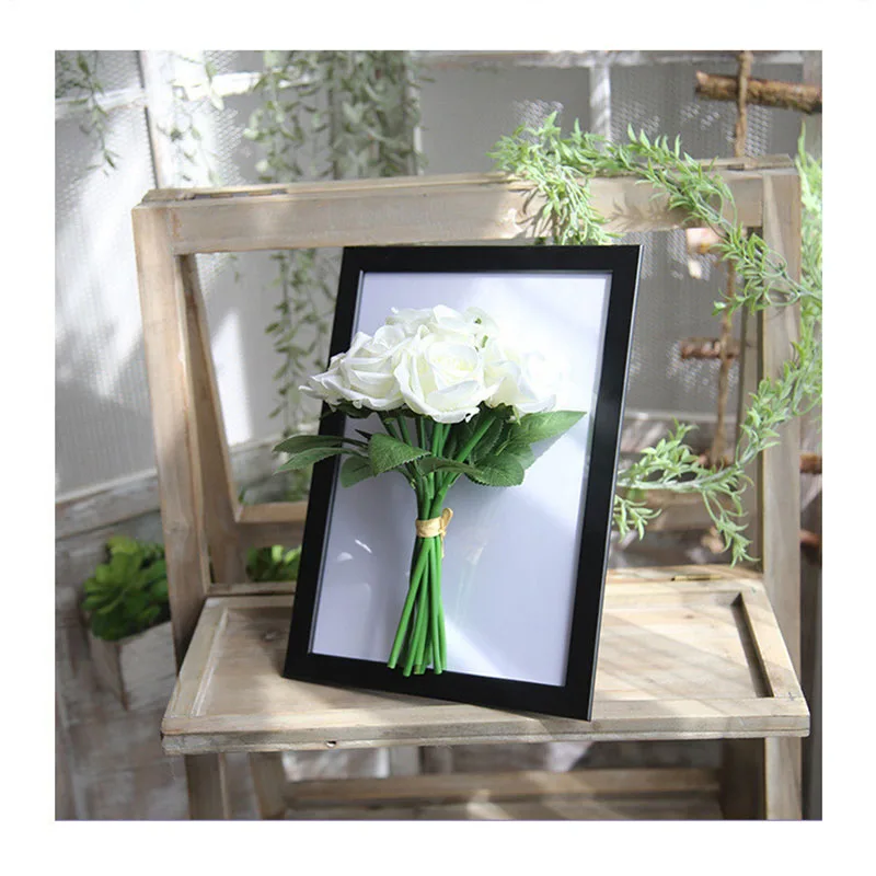 purple rose white pink peony Artificial Flowers branch b144