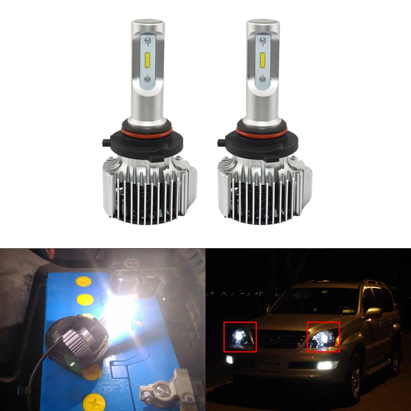 Direct Fit For Lexus GX470 Car Headlight High Beam Led Replacement