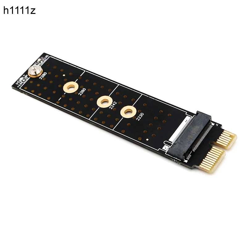 Адаптер PCIE M2 NVMe SSD X1 Raiser PCI E Express M Соединитель в форме ключа поддерживает 2230 2242 2260