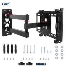 Universal 25KG TV Wall Mount Bracket Flat Panel TV Frame Support 15 Degrees Tilt with Gradienter for 14 - 40 Inch LCD LED TV