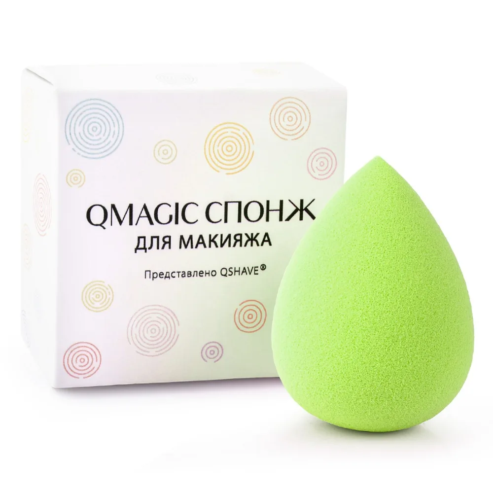 QMAGIC пуховка для нанесения основы под макияж капли воды форма губки косметический
