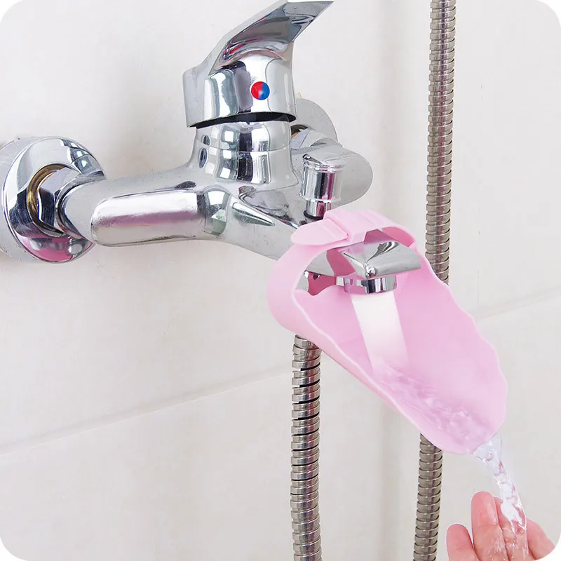 

Hot High Elastic Silicone Water Tap Water Faucet Extending Tank Washing Device Extension Faucet Extenders Bathroom Accessories
