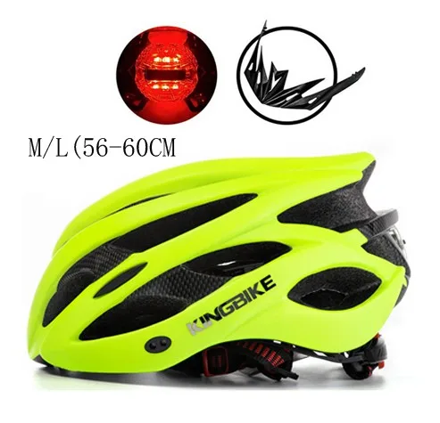 KINGBIKE матовый велосипедный шлем MTB дорожный велосипедный шлем для женщин и мужчин Casco Ciclismo сверхлегкие шлемы велосипедный шлем в форме черепа Ciclismo - Цвет: J-629-Green