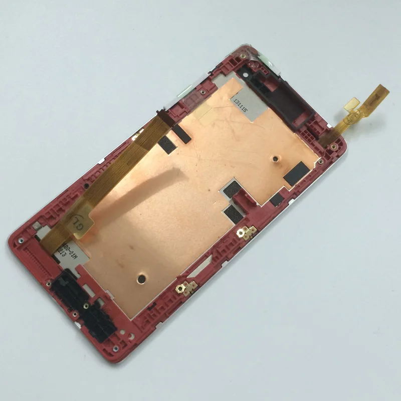 imágenes para Sensor de la Lente de Cristal Digitalizador de Pantalla táctil + Pantalla LCD Monitor Módulo del Panel de Montaje con Marco de Plata Rojo Para HTC Desire 600 imágenes para Sensor de la Lente de Cristal Digitalizador de Pantalla táctil + Pantalla LCD Monitor Módulo del Panel de Montaje con Marco de Plata Rojo Para HTC Desire 600