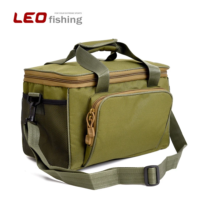 2017 New Arrival Leo Outdoor Canvas Fishing Bag Multifunctional Fishing