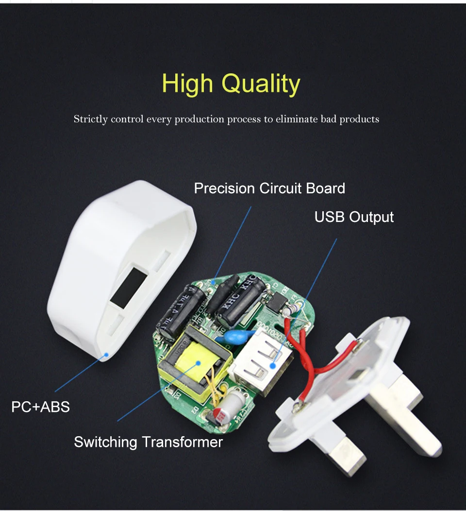 Универсальный порт USB адаптер питания 5 V 1A Великобритания вилка зарядное устройство для мобильного телефона для iPhone samsung huawei USB настенное зарядное устройство отправка линии передачи данных