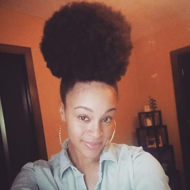 afro ponytail