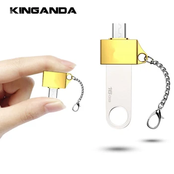 

USB 3.1 Type C/Micro USB 5pin to USB2.0 OTG Connector Adapter Male to Female OTG Converter Keychain USB-C Data Cable Key Ring