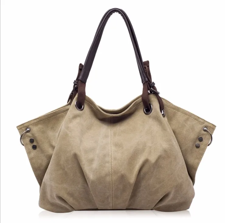Новинка, женская большая сумка-мессенджер, Женская Повседневная холщовая модная сумка на плечо, высокое качество, сумочка для мамы LYY11